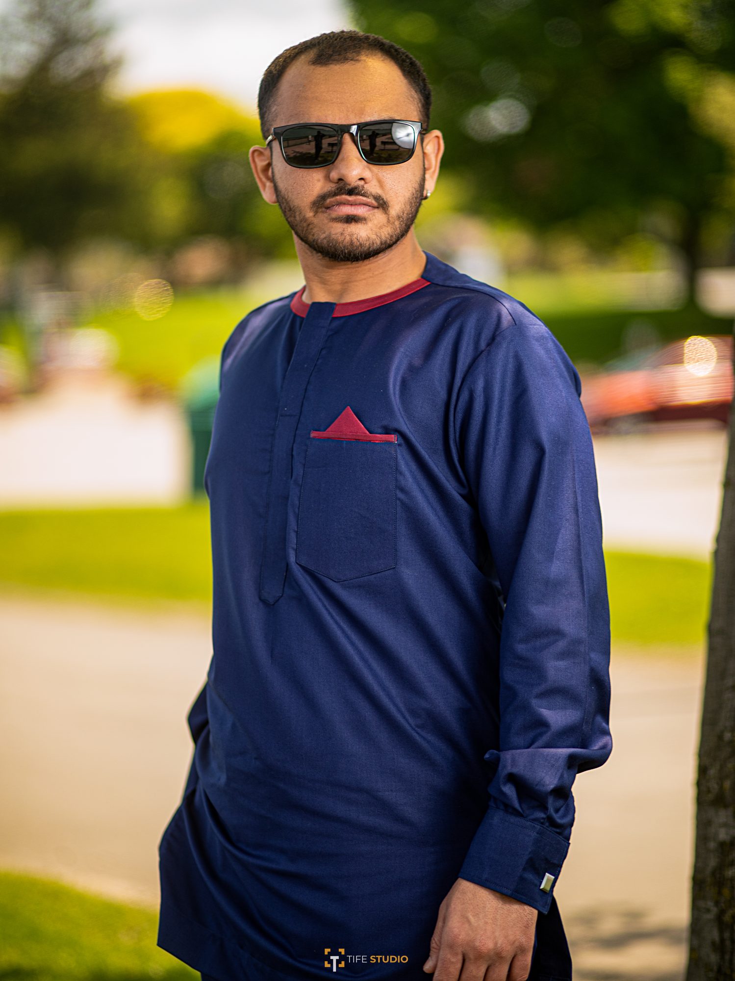 Cultural wear portrait